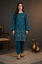 ZARYSH - Unstitched - Lawn 2pc Embroidered Suit