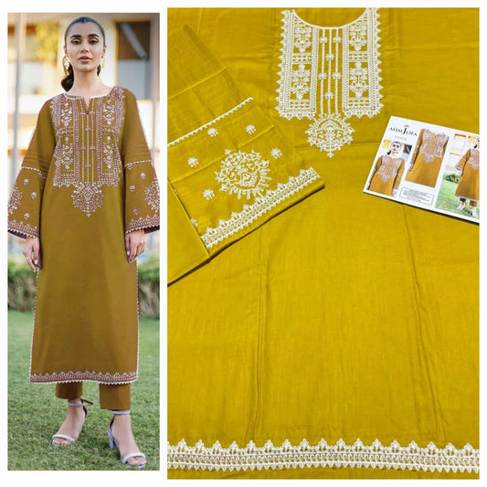 Unstitched - Lawn 2pc Embroidered Suit