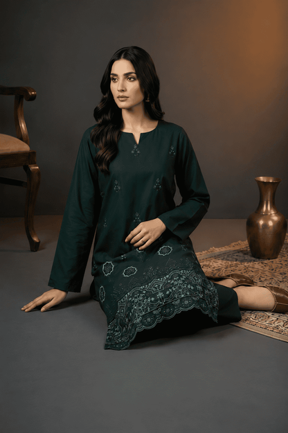 ZARYSH - Unstitched - Lawn 2pc Embroidered Suit