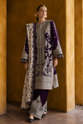Hussain Rehar - Premium Unstitched - Embroidered Lawn 3pc Suit