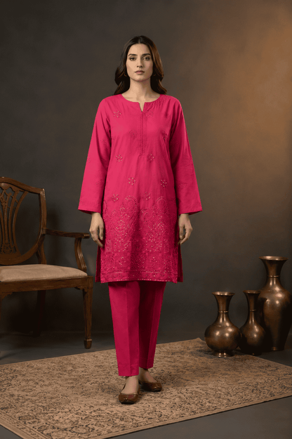 ZARYSH - Unstitched - Lawn 2pc Embroidered Suit