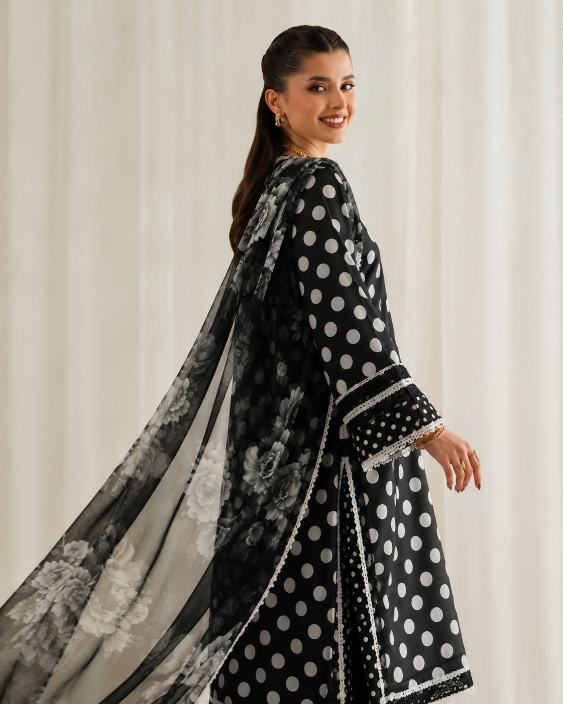 ZEYORAH - Unstitched - Lawn 3pc Printed Suit