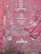 Aneelas - Heavy Embroidered - Unstitched Lawn 3pc Suit
