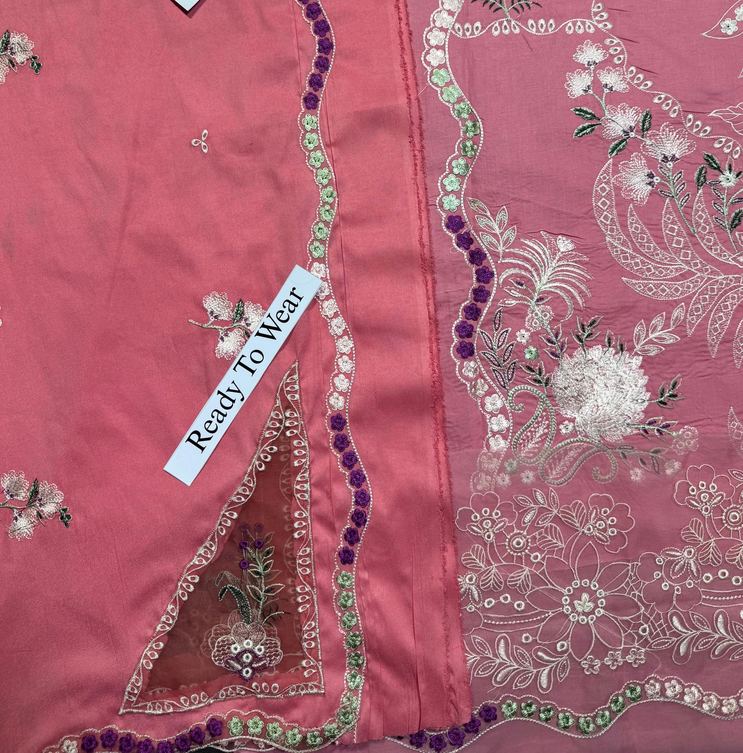 Aneelas - Heavy Embroidered - Unstitched Lawn 3pc Suit