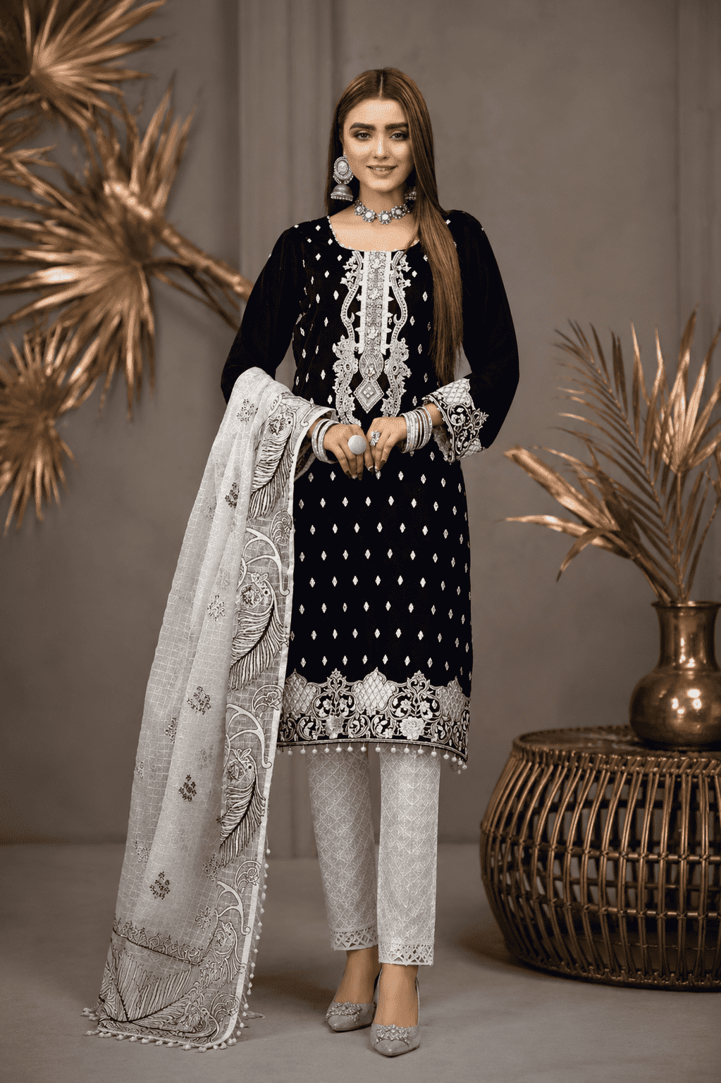Tawakkal - Premium Unstitched - Embroidered Lawn 3pc Suit