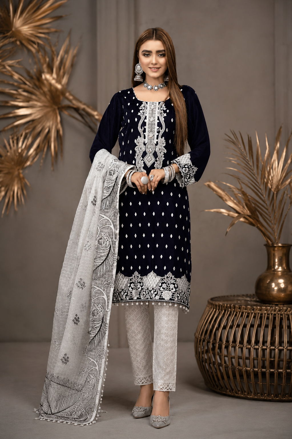 Tawakkal - Premium Unstitched - Embroidered Lawn 3pc Suit